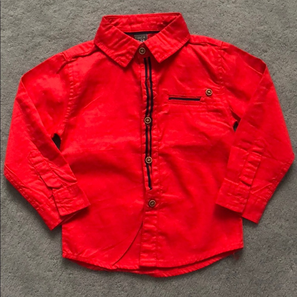 Kids Z.A. Long sleeve bottom down shirt